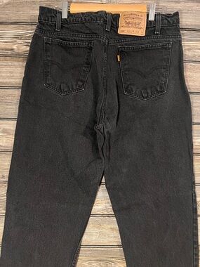 Vintage Levi’s 550 Black Orange Tab